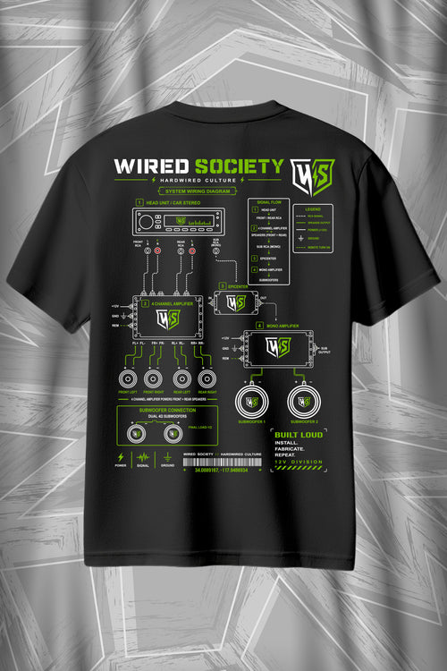 WIRED SOCIETY System Wiring  Diagram Tee